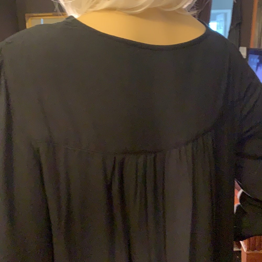 NWT OVERSIZED BLACK DRESS - Picture 8 of 9